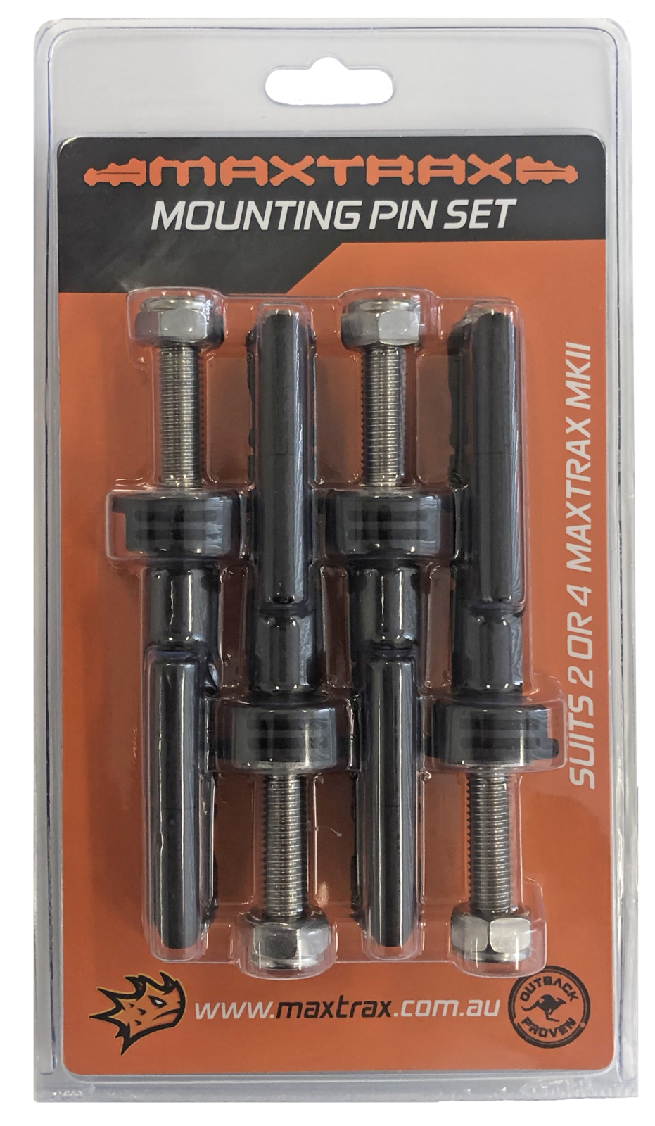 MAXTRAX Mounting Pin Set - MKII (17mm & 40mm)